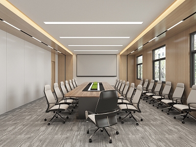 Modern Meeting Room Office 3d model