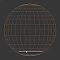 White Marble Sphere Design Component With Soft Lighting On Marble Surface
