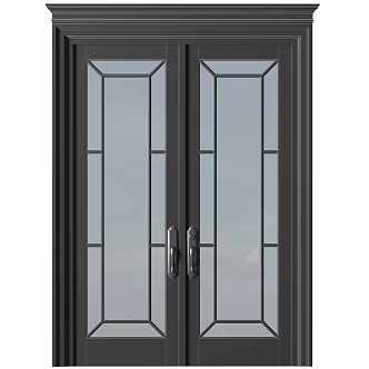 Outdoor Entrance Classic Door 3d model