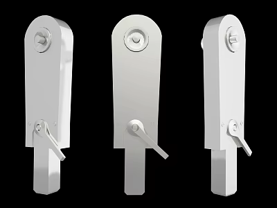 Heavy Duty Hardware Tools Durable Metal Lock Latches With Lever Handles 3d model