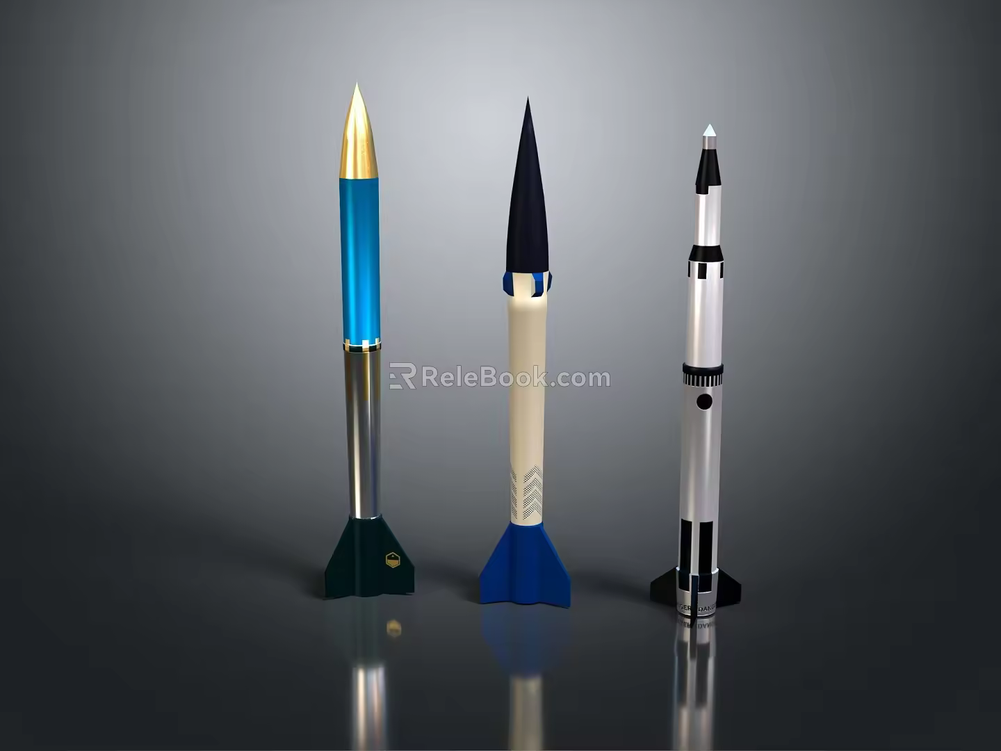 Modern Rocket Engine Jet Engine Aircraft Engine 3d model