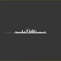 Colorful Cartoon City Landscape Featuring Tall Buildings Streets And Ferris Wheel