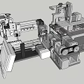 induction winding machine 3d model