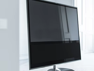 Modern Computer Monitor With Sleek Design High Definition Display And Stylish Stand For Home Office 3d model