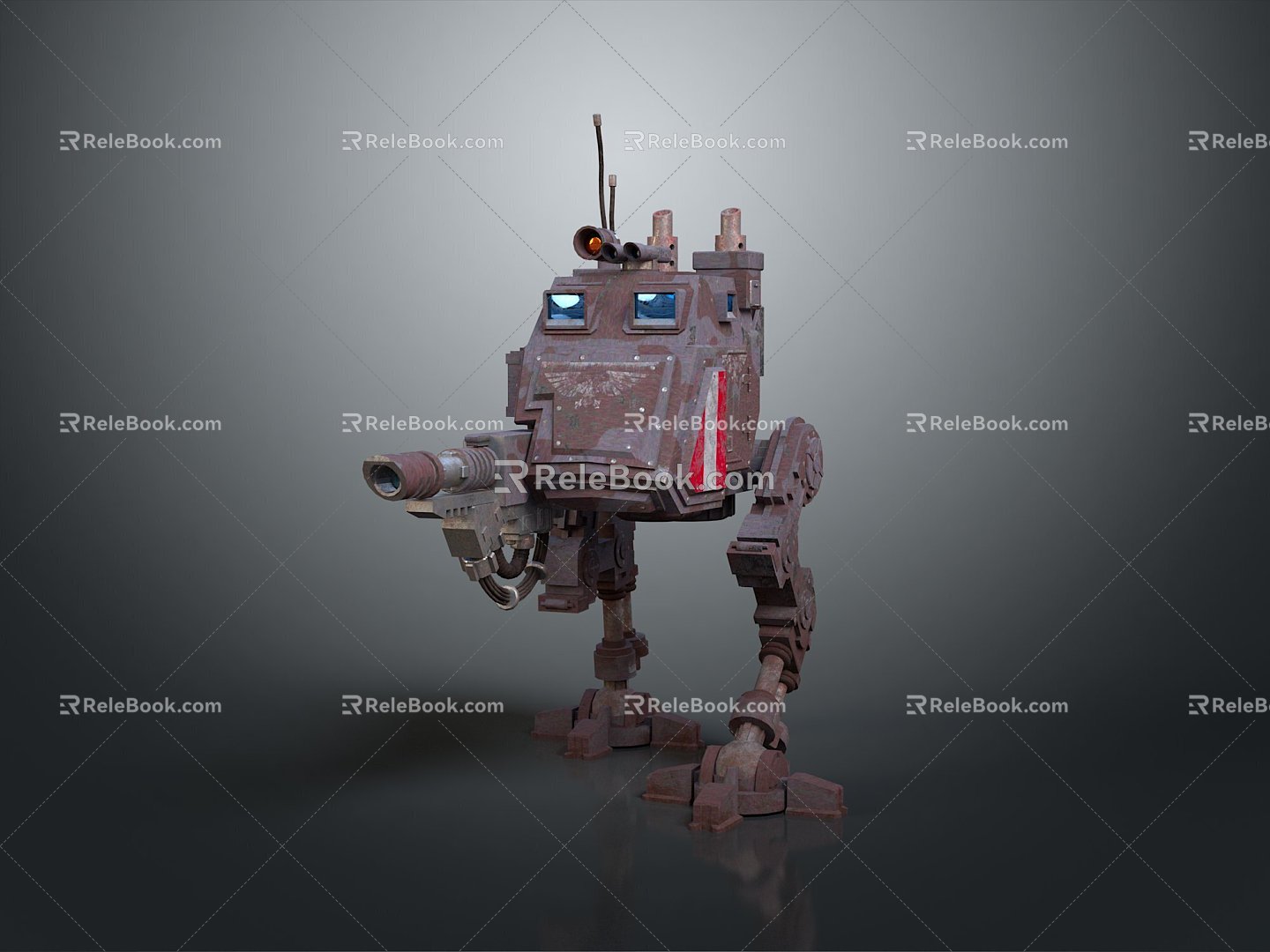 Mech Warrior Mech Soldier Machine Battlearm Mechanical Battlearm Machine Fighter Robot 3d model