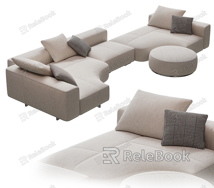 Modern Minotti Multiplayer Sofa model