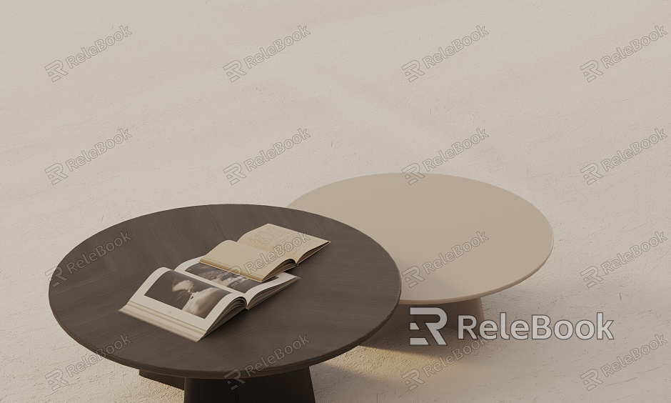 Modern coffee table model