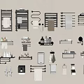 Towel rack 3d model