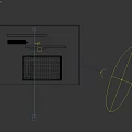 Cherry Blossom Oil Painting with Pink Flowers Black Branches Gray Background and Vase on Table