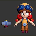 Modern Cartoon Characters Cartoon Characters Game Characters Cartoon Girls 3d model