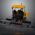 XCMG Yellow Road Paver Construction Machine With Cabin And Paving Equipment