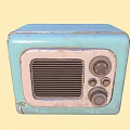 Radio Speaker Broadcast 3d model