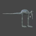 Game Movie Character with Large Glowing Eyes Dark Translucent Texture Unique Fantasy Design