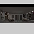 Modern Retail Store Interior With Wooden Display Shelves Product Arrangements And Bright Lighting