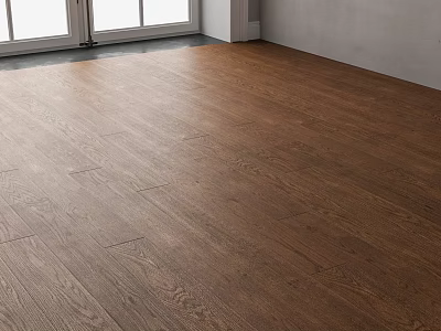 High Quality Wooden Flooring With Natural Texture And Warm Brown Tone 3d model
