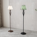 French floor lamp 3d model