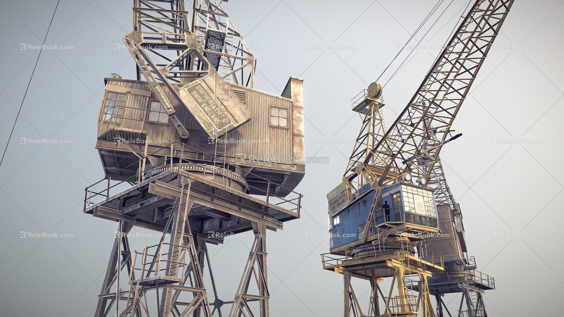 Industrial tower 3d model