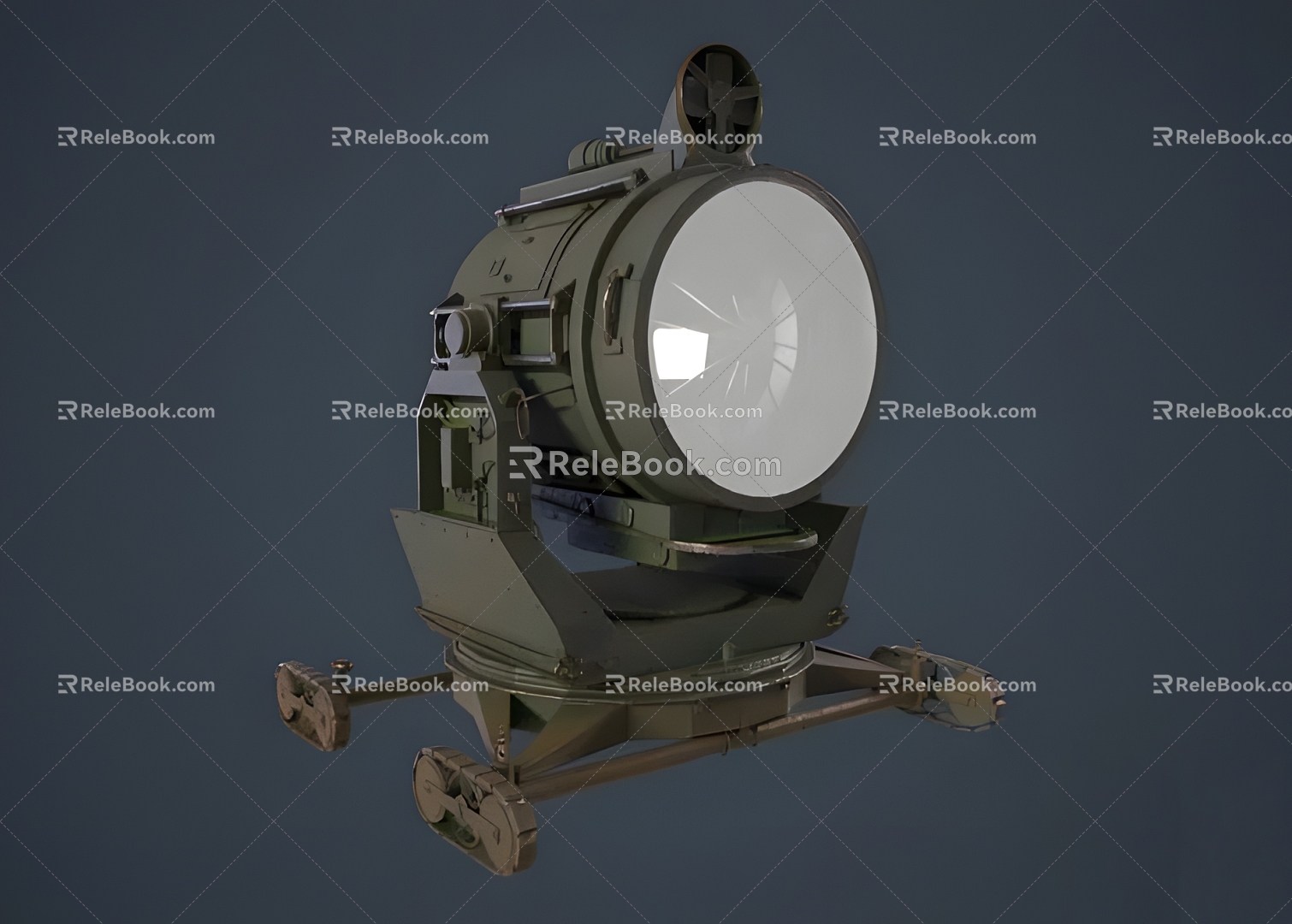 Modern Military Searchlight Modern Military Light Lighting Searchlight Searchlight Outdoor 3d model