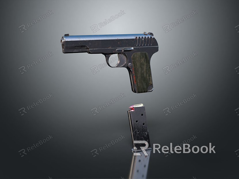 pistol semi-automatic pistol automatic pistol modern weapon hot weapon hot weapon gun military model