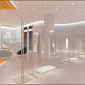 Elegant Clothing Store Front With Window Displays Mannequins And Luxury Apparel