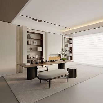 Modern Tea Room 3d model