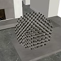 Modern Sculpture 3d model