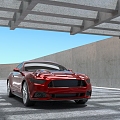 Car Car Scene Highway Car Tunnel Scene 3d model