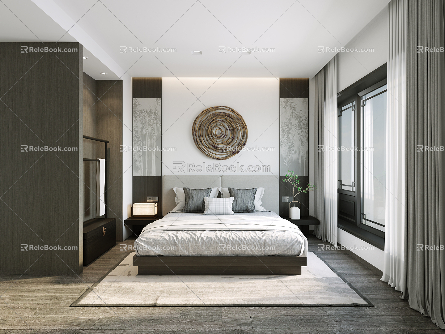 Modern Bedroom 3d model