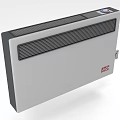 White And Black Electric Heater With Control Panel ETL Certified Home Heating Appliance