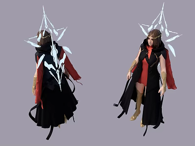Modern Game Role Game Characters 3d model