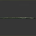 Detailed Realistic Natural Terrain Model With Green Mountains Rivers And Lush Vegetation