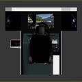 Computer Based Driving Simulator With Steering Wheel Multiple Screens And Comfortable Seat