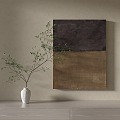 Quiet Wind Decorative Painting 3d model