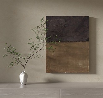 Quiet Wind Decorative Painting 3d model