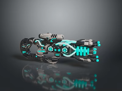 Science Fiction Weapons Firearms Future Technology Design Metal Science Fiction Firearms Next Generation Firearms 3d model