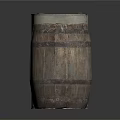 Household Wooden Barrels in Various Sizes with Rustic Design for Home Use