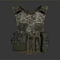 Camouflage Tactical Vest With Multiple Pockets And Utility Design For Daily Use