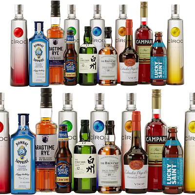 Modern Wine Bottle Wine Bottle 3d model Modern Wine Bottle Wine Bottle 3d model