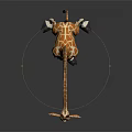 Elegant Giraffe Model With Glowing Lights Long Neck And Glass Crystal Decorative Design