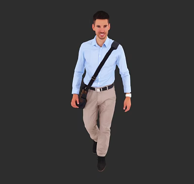 modern man 3d model