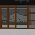 Modern Office Landscape With Curved Wall Decor Green Plants Stone Accents And Recessed Lighting