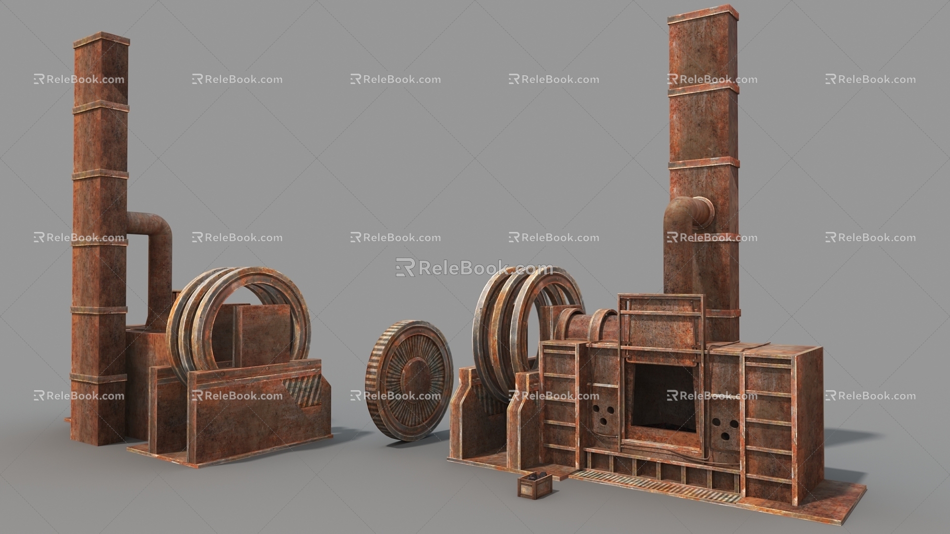 Industrial Furnace Furnace Industrial Equipment 3d model