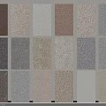Assorted Construction Tiles In Multiple Colors With Different Textures And Patterns 3d model