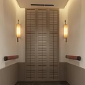 Modern elevator car 3d model