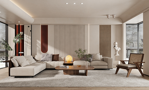 The Silent Living Room 3d model