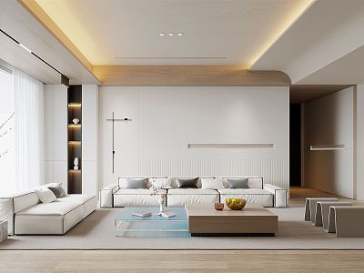 Modern Living Room Minimalist Living Room model