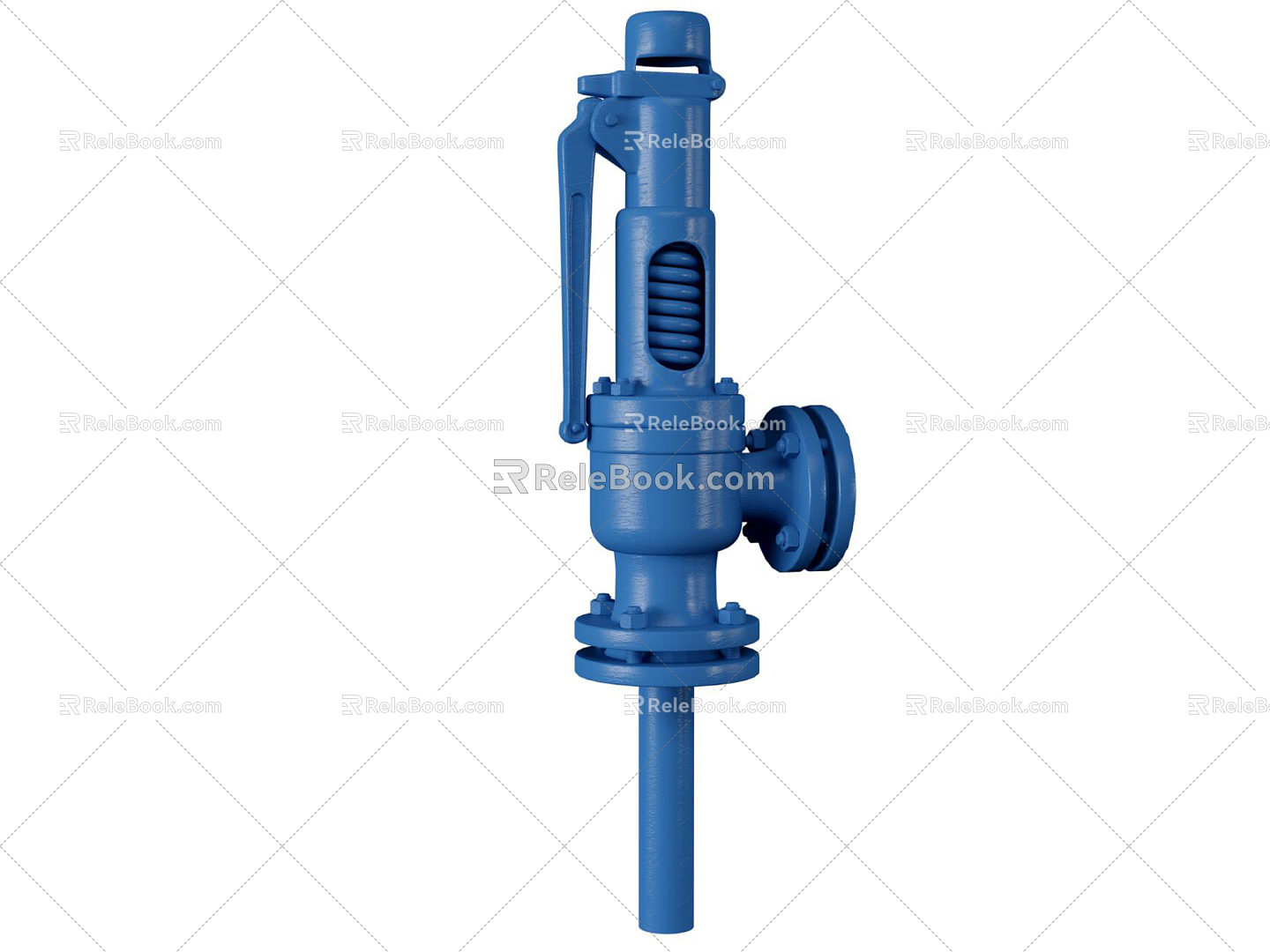 Modern fire hydrant safety valve 3d model