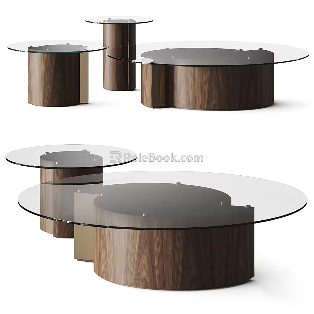 Mooza Design Sliced Coffee Table 3d model