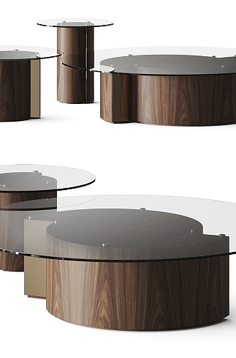 Mooza Design Sliced Coffee Table 3d model