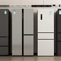 Modern refrigerator 3d model